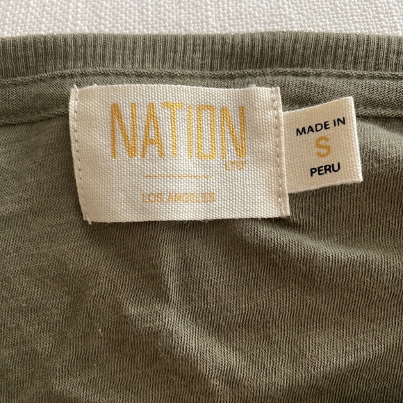 Nation LTD Los Angeles Cameo Tank NWT Size Small Color Ivy Green - Picture 3 of 4
